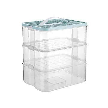 Stackable Lego Storage Organizer Adjustable Compartments Lids