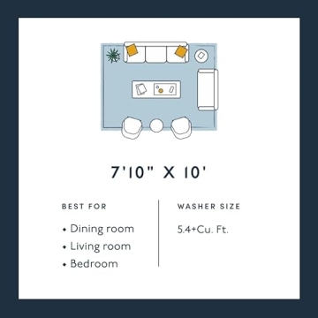 Revival Rugs Soloba Washable Area Rug - Eco-Friendly