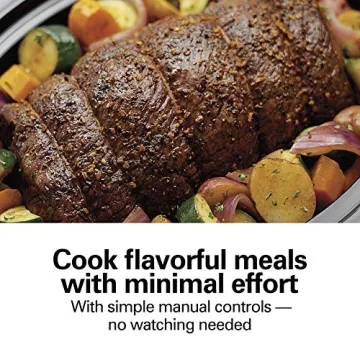 Hamilton Beach Stay or Go Slow Cooker - 6 Quart Black