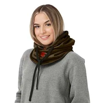 FOCO Cleveland Browns NFL Drawstring Hooded Gaiter