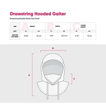 FOCO Cleveland Browns NFL Drawstring Hooded Gaiter