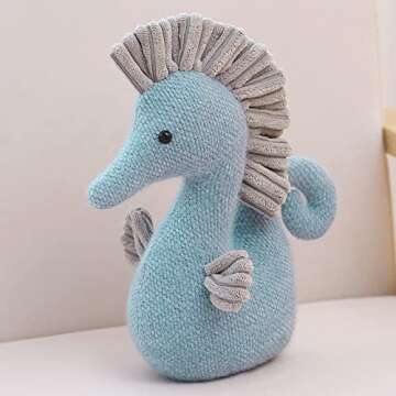 Ruzucoda Stuffed Sea Horse Plush Animals Toys Seahorse Dolls Decorations Gifts for Kids Boys Girls 8...