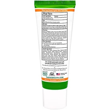 TheraBreath Fresh Breath Toothpaste for Halitosis Relief, 4 Oz