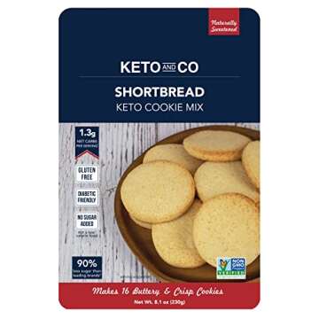 Shortbread Keto Cookie Mix by Keto and Co | Low Carb, Gluten Free, No Added Sugar