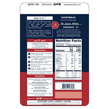 Shortbread Keto Cookie Mix - Low Carb Treats