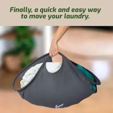 Laundry Turtle Collapsible Laundry Basket for Easy Carrying