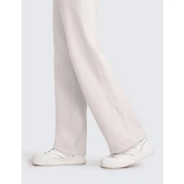 CRZ YOGA Fleece Lined Sweatpants for Women Wide Leg
