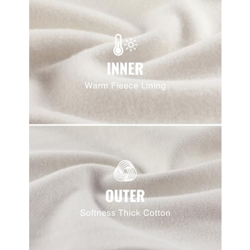 CRZ YOGA Fleece Lined Sweatpants for Women Wide Leg