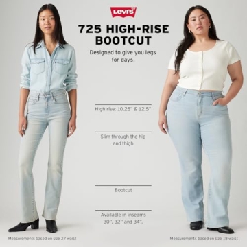 Levi's 725 High Rise Bootcut Jeans for Women in Azalea