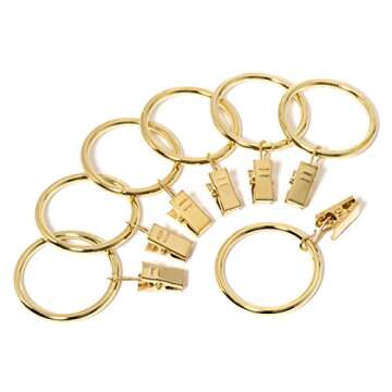 Premium Iron Metal Curtain Clip Rings for Effortless Drapery