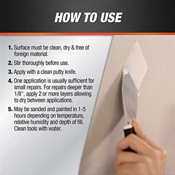 DAP INC 18745 Alex Plus PT Spackling, No Size, Plain 16 Fl Oz (Pack of 1)