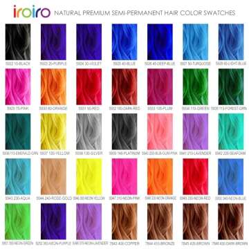IROIRO Premium Natural Semi-Permanent Hair Color 350 Neon Green (8oz)