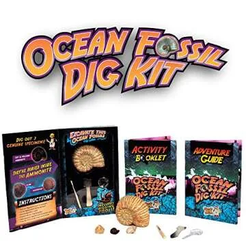 Discover with Dr. Cool Ocean Fossil Digging Science Kit
