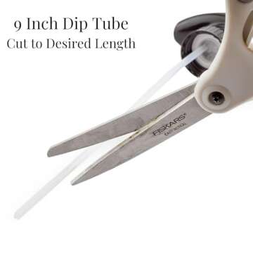 Cornucopia Brands 3-Setting Mist Spray & Stream Sprayer Replacement Parts (6-Pack); Fits Standard 8oz / 16oz Boston Round 28/400 Neck Bottles