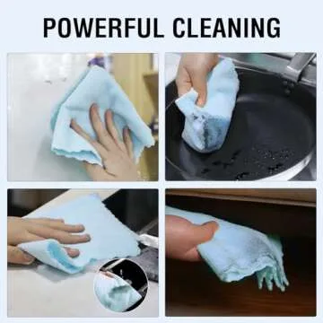 SOOWASH Microfiber Cleaning Cloth Roll for Efficient Cleaning