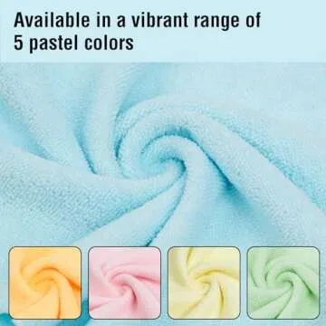 SOOWASH Microfiber Cleaning Cloth Roll for Efficient Cleaning