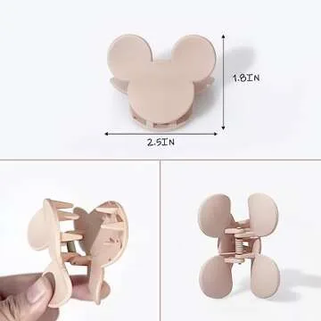 Cute Mouse Ear Claw Clips - Perfect for Everyday Style