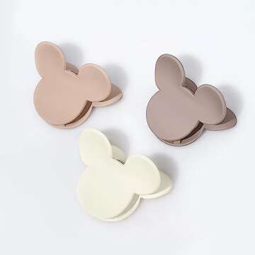 Cute Mouse Ear Claw Clips - Perfect for Everyday Style