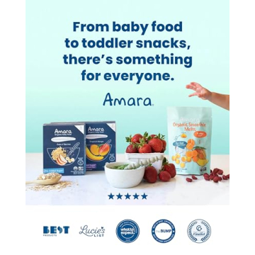 Amara Organic Baby Food Oats & Berries - Healthy Baby Cereal