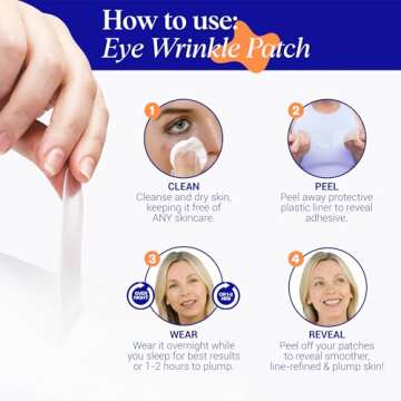 Wrinkles Schminkles Under Eye Patches - Rejuvenate Wrinkles with Medical Grade Silicone Reusable Anti-Wrinkle Patches for Under Eye Treatment, Banish Dark Circles (3 Pairs)