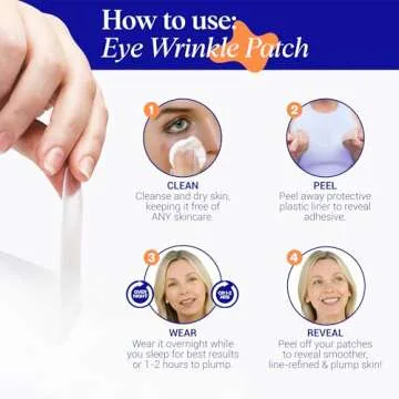 Wrinkles Schminkles Under Eye Patches - Rejuvenate Wrinkles with Medical Grade Silicone Reusable Anti-Wrinkle Patches for Under Eye Treatment, Banish Dark Circles (3 Pairs)