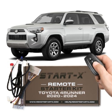 Start-X Remote Starter Kit for 2020-2024 4Runner Push to Start || 3X Lock to Remote Start || Zero Wi...