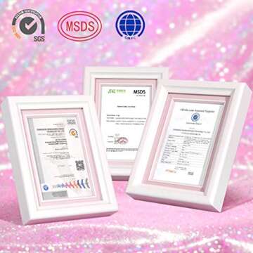 Pink Gel Nail Polish, Reflective Glitter Gel Polish Set, Diamond Shimmer Nail Polish, Soak Off UV LED Lamp Required For Nail Art Design Salon Diy Home RAR81