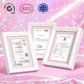 Pink Gel Nail Polish, Reflective Glitter Gel Polish Set, Diamond Shimmer Nail Polish, Soak Off UV LED Lamp Required For Nail Art Design Salon Diy Home RAR81