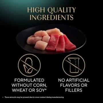 Sheba Perfect Portions Wet Cat Food Cuts in Gravy Variety Pack, Roasted Chicken Entree, with Sustainable Tuna, and Tender Turkey Entree, 2.6 oz. Twin-Pack Trays (36 Count, 72 Servings)