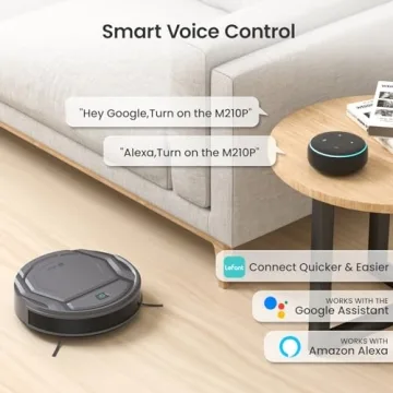Lefant M210 Pro Robot Vacuum 2200Pa Suction Wi-Fi APP Alexa
