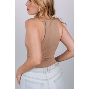 Almere High Neck Bodysuit - Sleeveless Stylish Shapewear