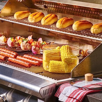 Versatile 1.6L Ribbed Glass Cooking Pot with Lid