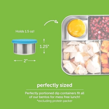 LunchBots Tiny Dips Condiment Containers Set of 3