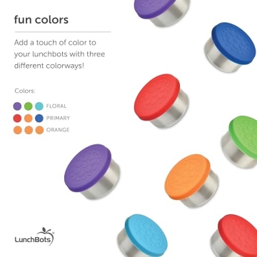 LunchBots Tiny Dips Condiment Containers Set of 3