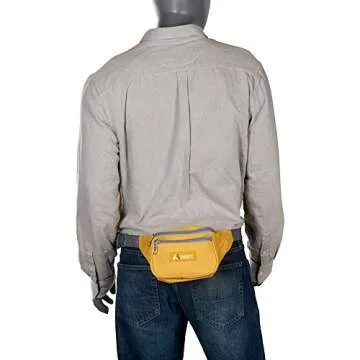 Everest Signature Waist Pack-Standard, Black, One Size