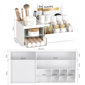 Stylish Subsky Makeup Organizer with Drawers for Beauty Essentials
