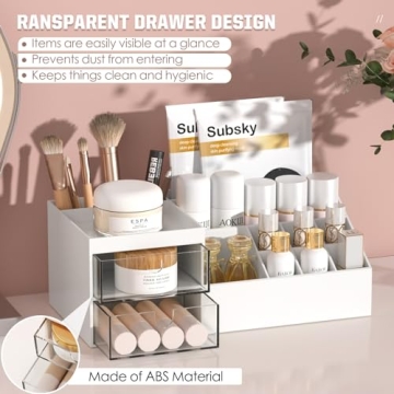 Stylish Subsky Makeup Organizer with Drawers for Beauty Essentials