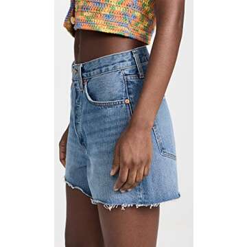 RE/DONE Women's 90s Low Slung Shorts