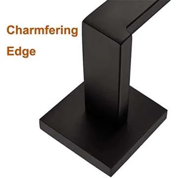 Nolimas Classic Paper Roll Holder Matte Black Wall Mounted SUS 304 Stainless Steel Bathroom Rust Proof Toilet Tissue Holder