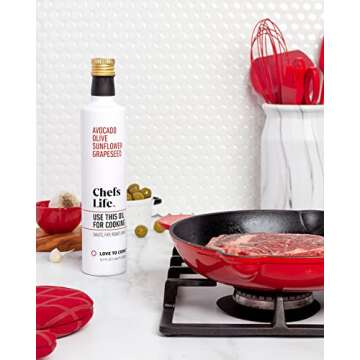 Chefs Life Cooking Oil - Gourmet Non-GMO Blend 16.9 Fl Oz