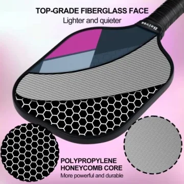 BEIVES Lightweight Pickleball Paddles Set of 4 for All