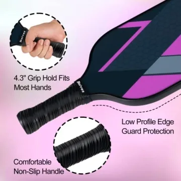 BEIVES Lightweight Pickleball Paddles Set of 4 for All