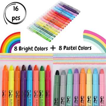 Mr. Pen- No Bleed Gel Highlighter, 16 Pcs (8 Pastel Colors and 8 Vibrant Colors), Bible highlighters...
