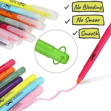 Mr. Pen- No Bleed Gel Highlighter, 16 Pcs (8 Pastel Colors and 8 Vibrant Colors), Bible highlighters, Highlighters Assorted Colors, Gel Highlighters, Gel bible Highlighter, Bible Highlighters No Bleed
