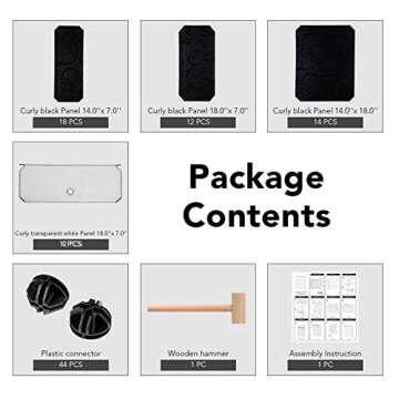 Toolsempire 6-Tier Shoe Rack Organizer Cabinet, 24 Pairs Plastic Shoe Storage Cabinet Free Standing Shoe Rack, Stackable Modular Shoe Storage for Entryway, Closet(Black)