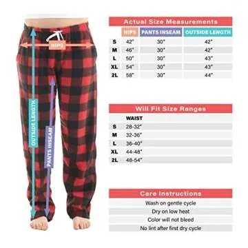 Forever Lazy Men's Mary Jane Fleece Pants - S