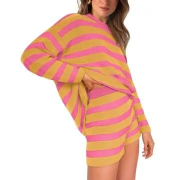 XIEERDUO Stylish Women's 2 Piece Fall Outfit Set