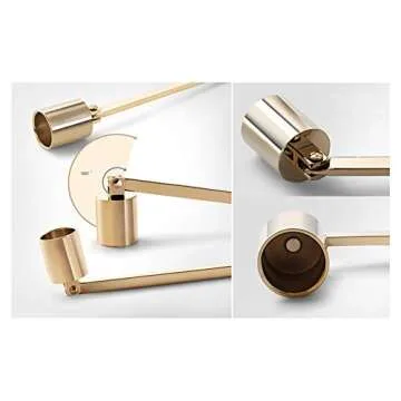 Elegant Candle Snuffer for Safe Flame Extinguishing