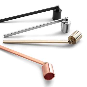 Elegant Candle Snuffer for Safe Flame Extinguishing