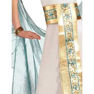 Rubies Child's Cleopatra Costume, Blue, Medium for Themed Parties and Halloween